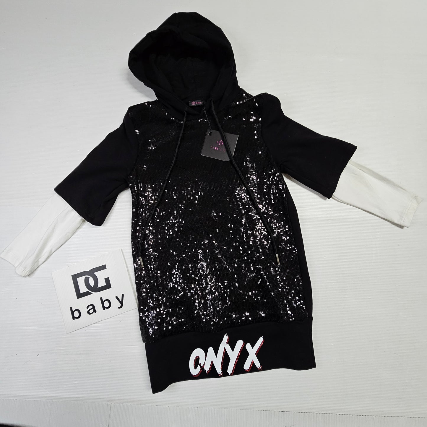 ✨ Abito Felpa ONYX con Paillettes ✨