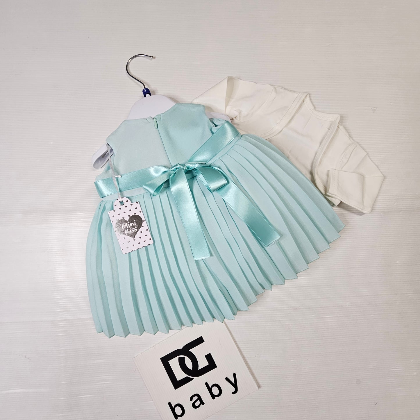 🌸 Abito Cerimonia Bimba T491 con Coprispalle