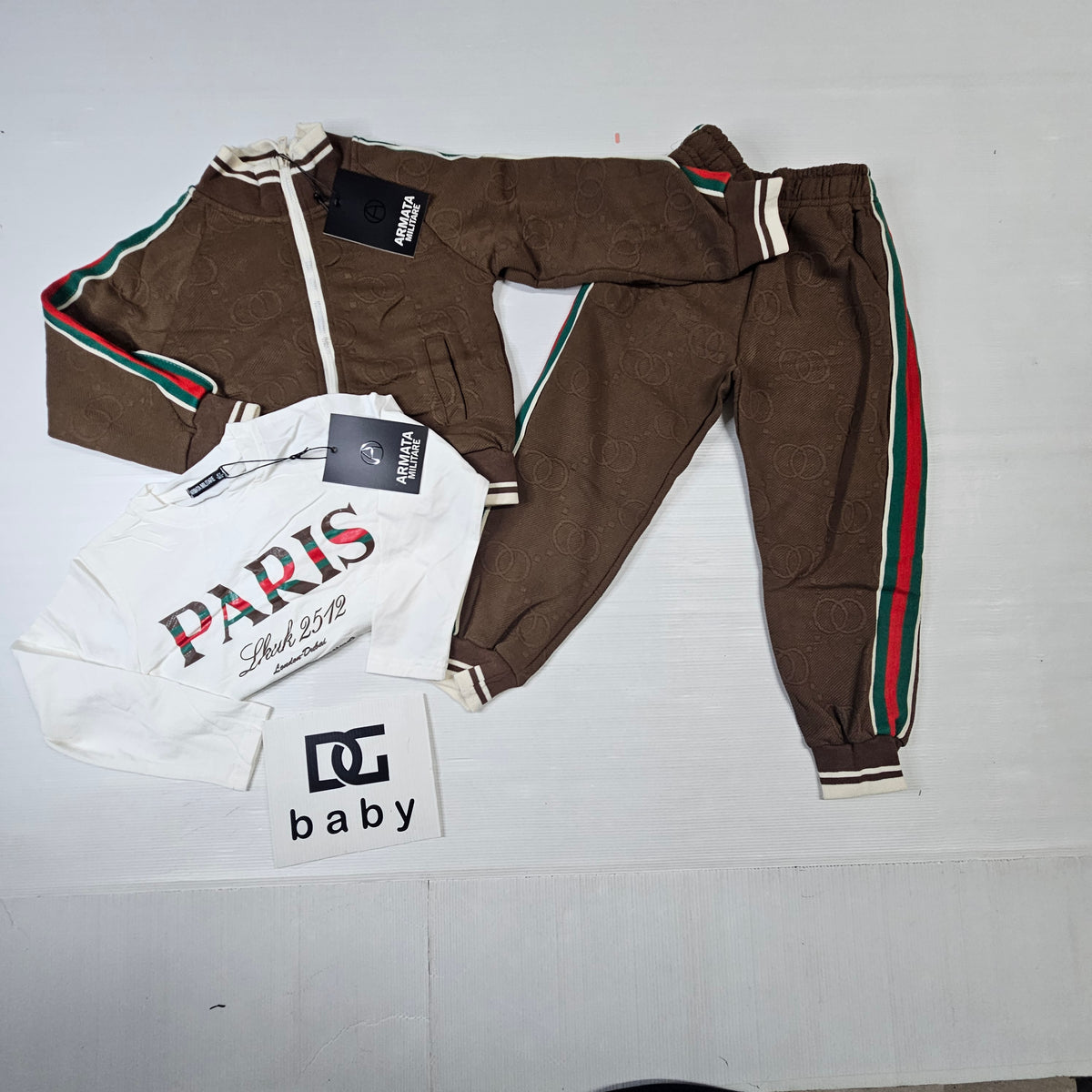 Tuta Bambino Paris Style Invernale 3 Pezzi