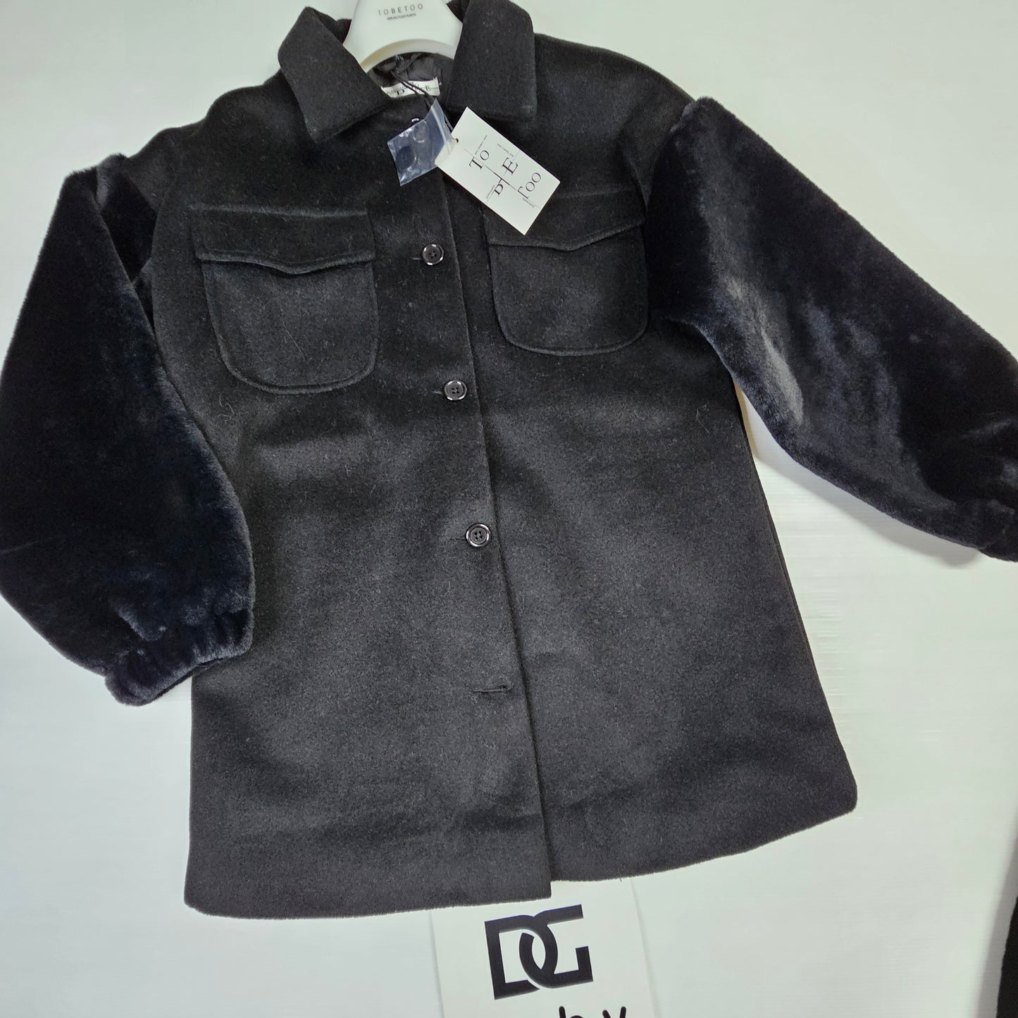 cappotto camicia ragazza TBT2479