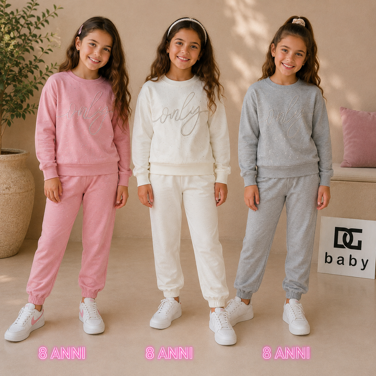 Completo Bambina Only Shine