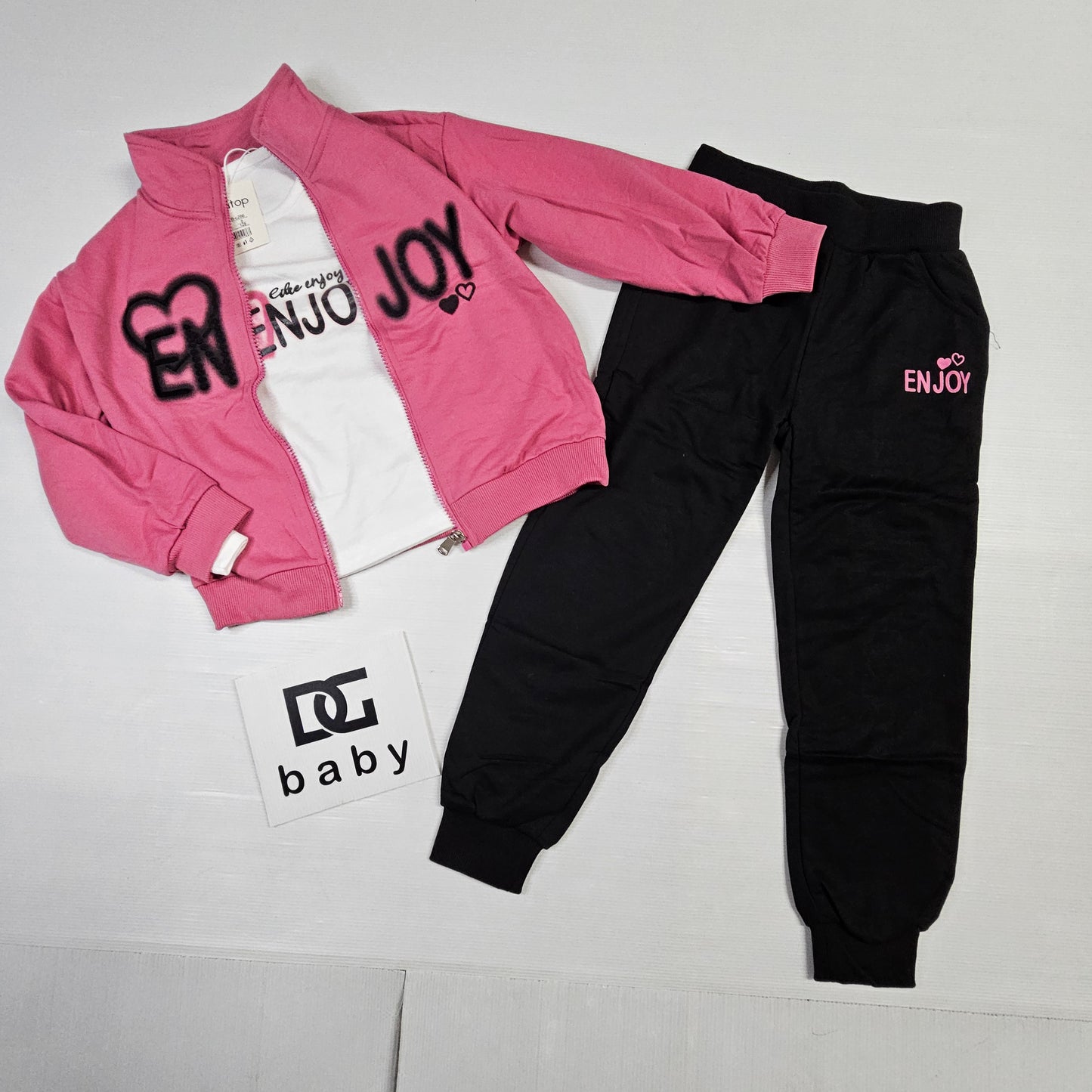 Tuta ragazza Enjoy 3 pezzi