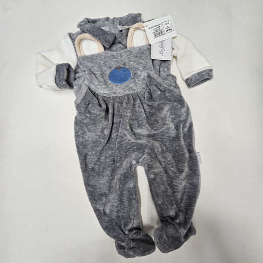 salopette/tutina neonato 335/102 ciniglia