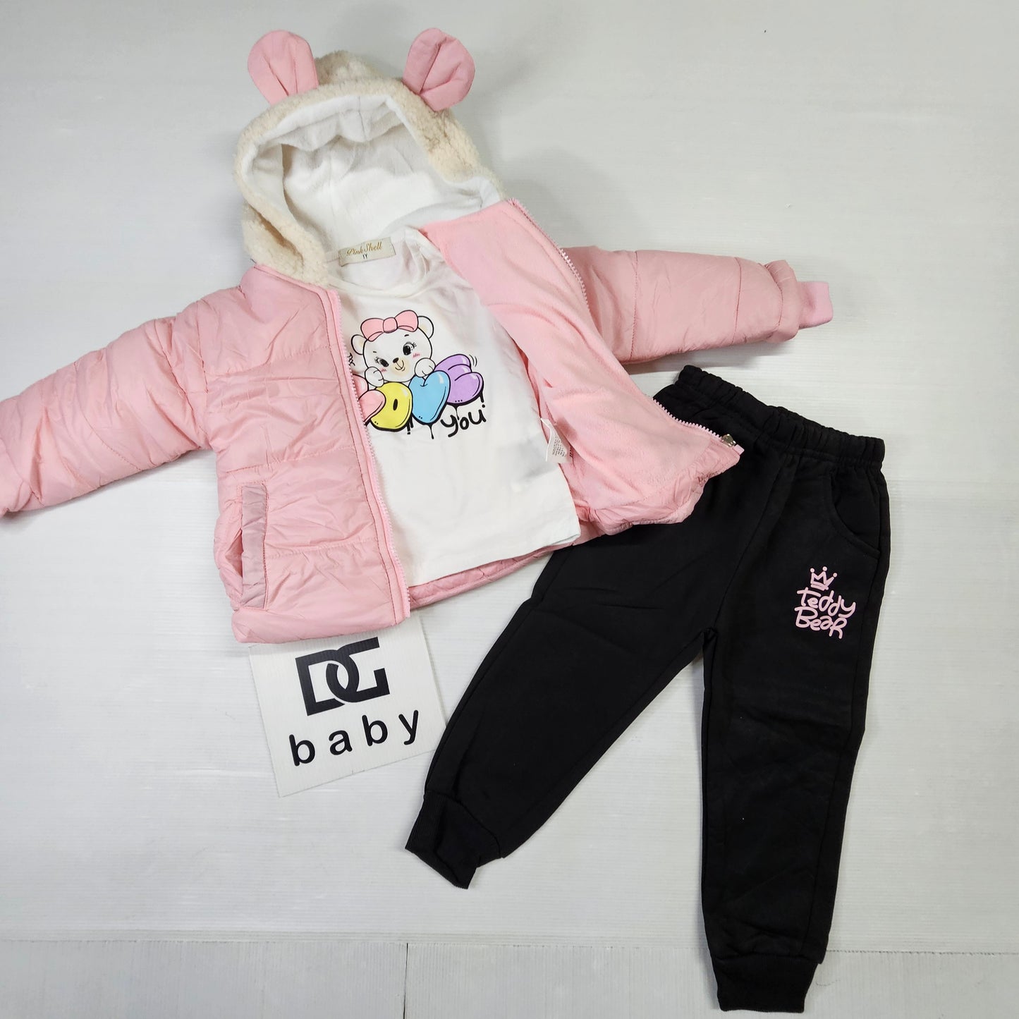 Completo Teddy Bear 3 pezzi