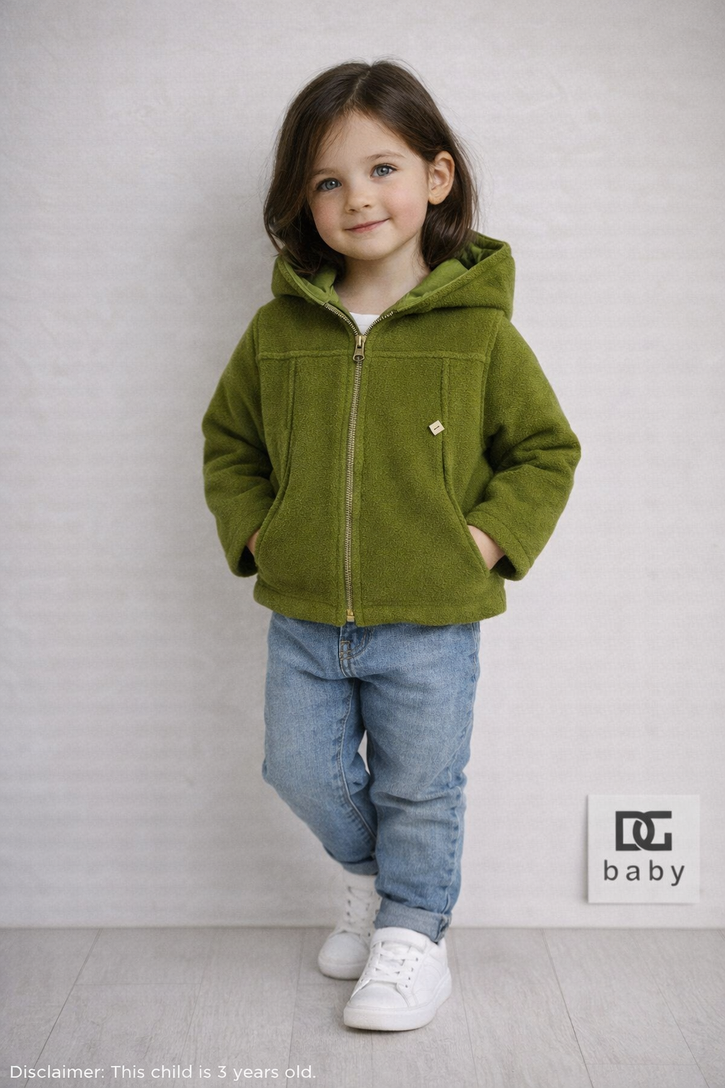 Giacchino “Green Soft” con cappuccio – Verde