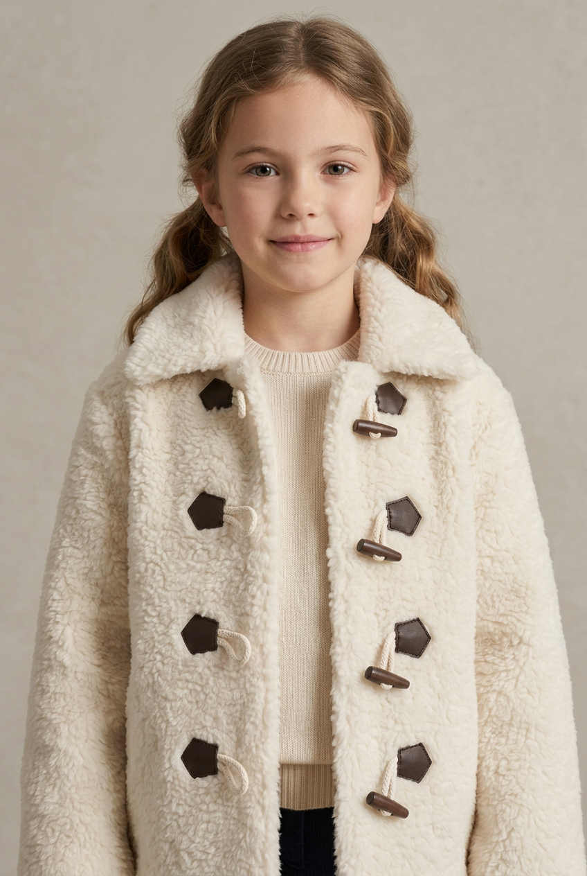 cappotto pelliccia bimba DOLCE NEVE