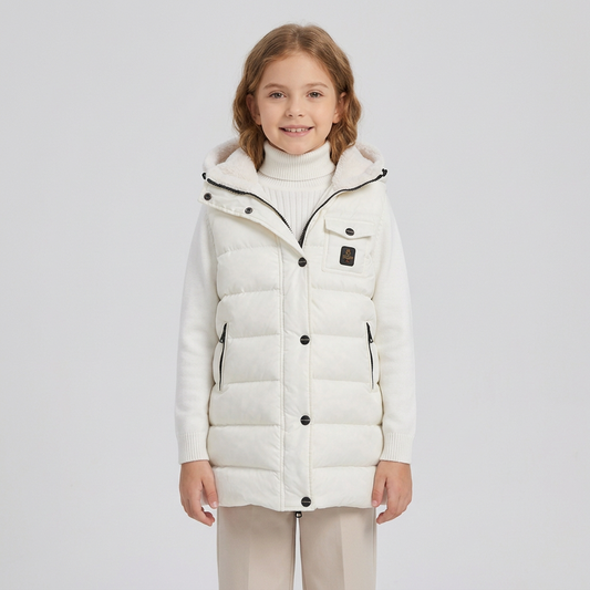 🤍 REFRIGIWEAR – Gilet imbottito “Bianco Orsetto”