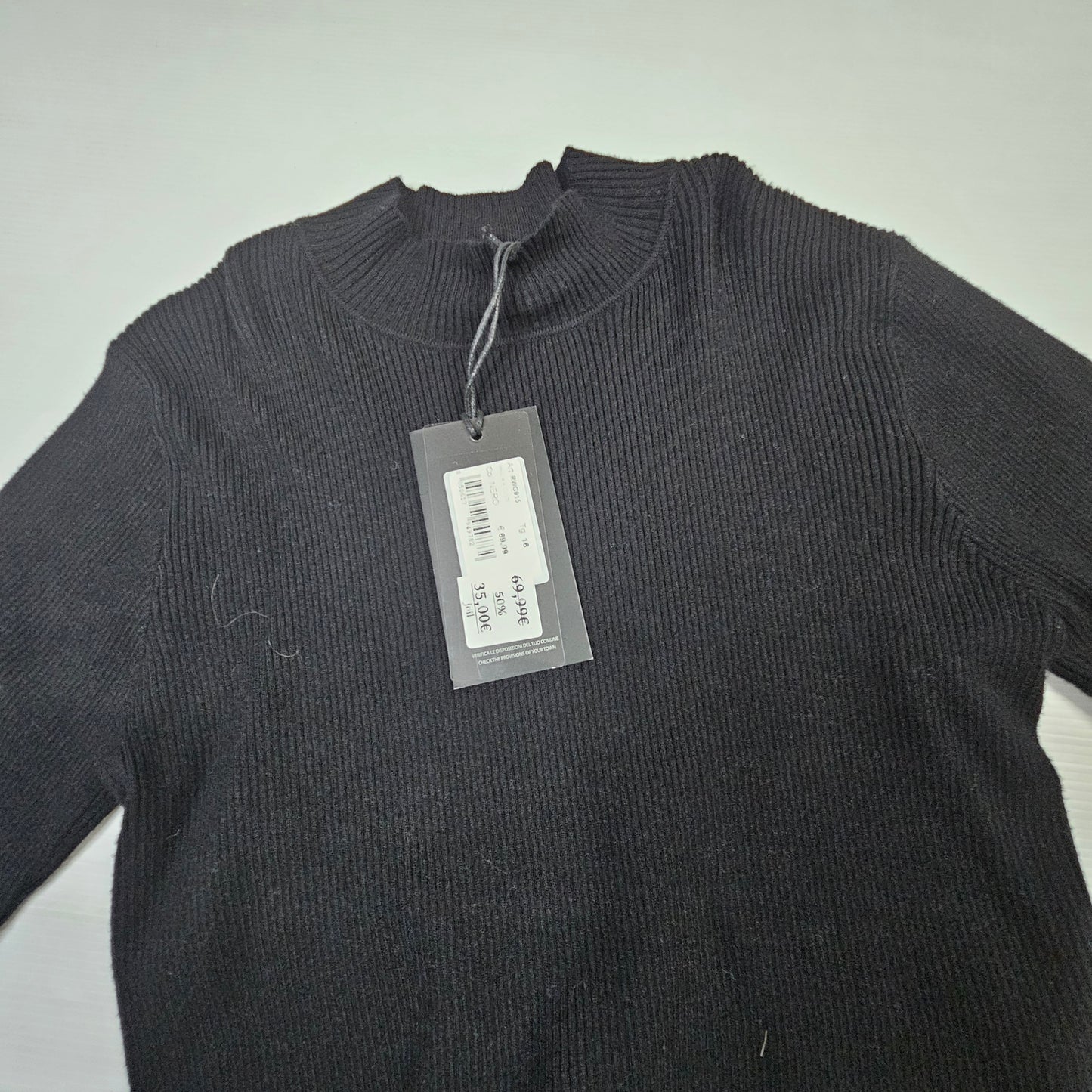 Maglia Costine Nera – Refrigiwear FWWG915 🖤