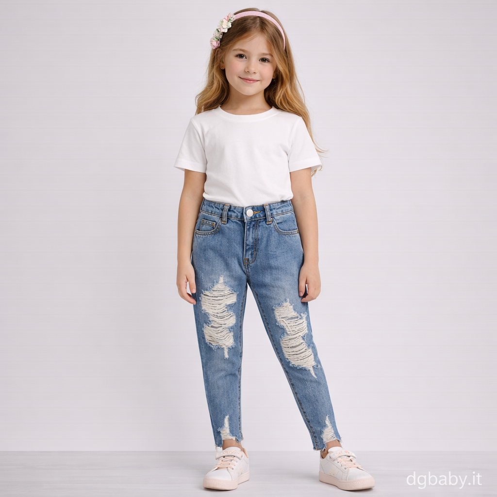 👖 Jeans Bambina MET ME405 Slim Fit