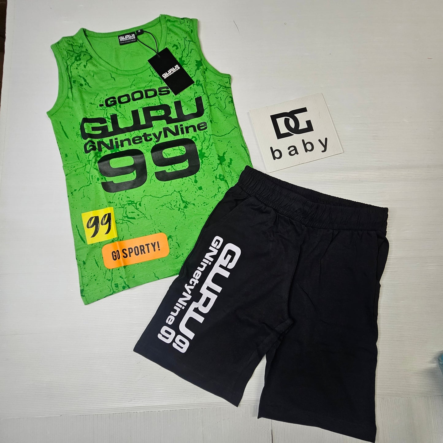 Completo Sportivo GURU Ragazzo Canotta e Bermuda