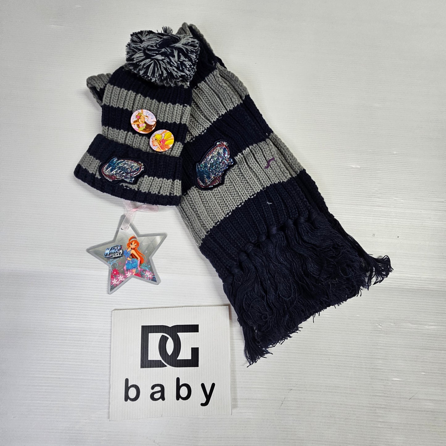 🧣🧢 Set Invernale Bimba “Stella Glitter”