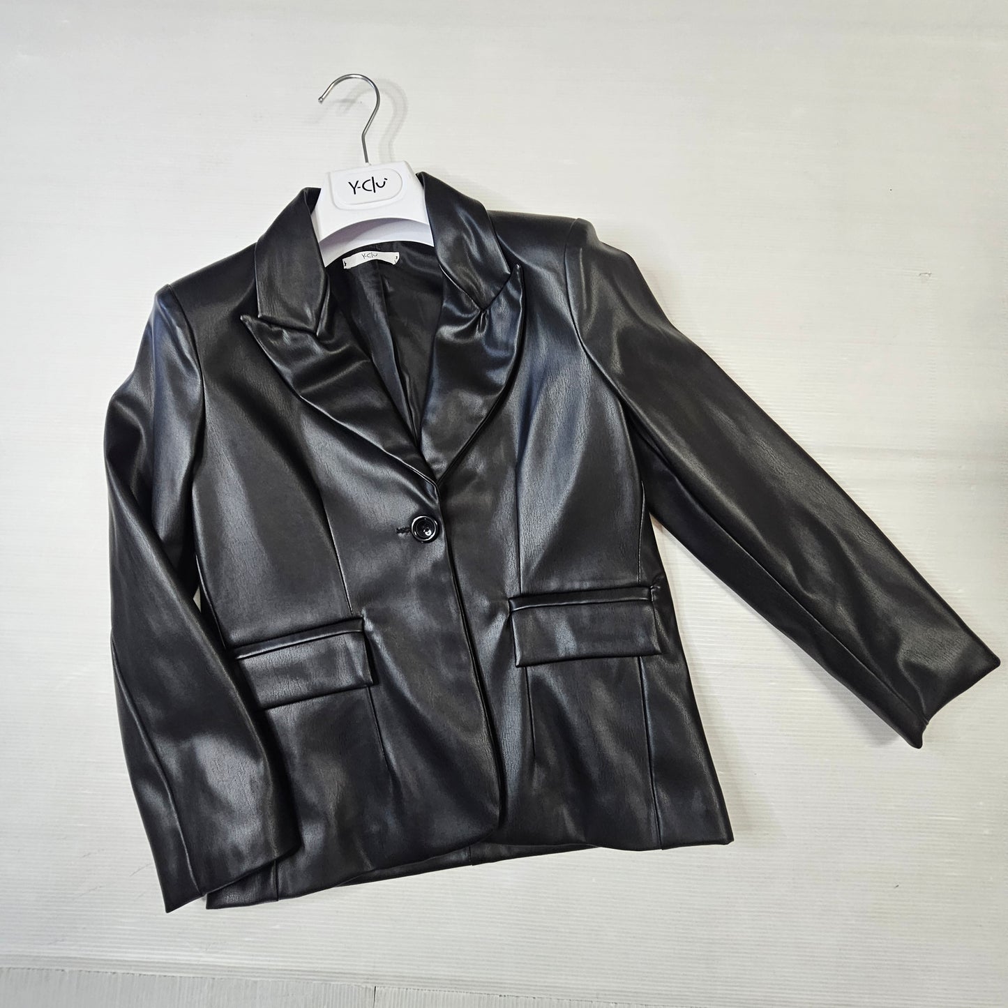 Blazer Ecopelle Y-Clù Nero