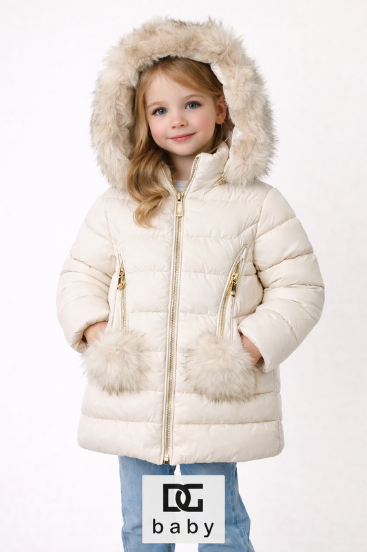 🧥 Giubbotto invernale FUN FUN con ecopelliccia – Art. FNJK8946 ❄️✨