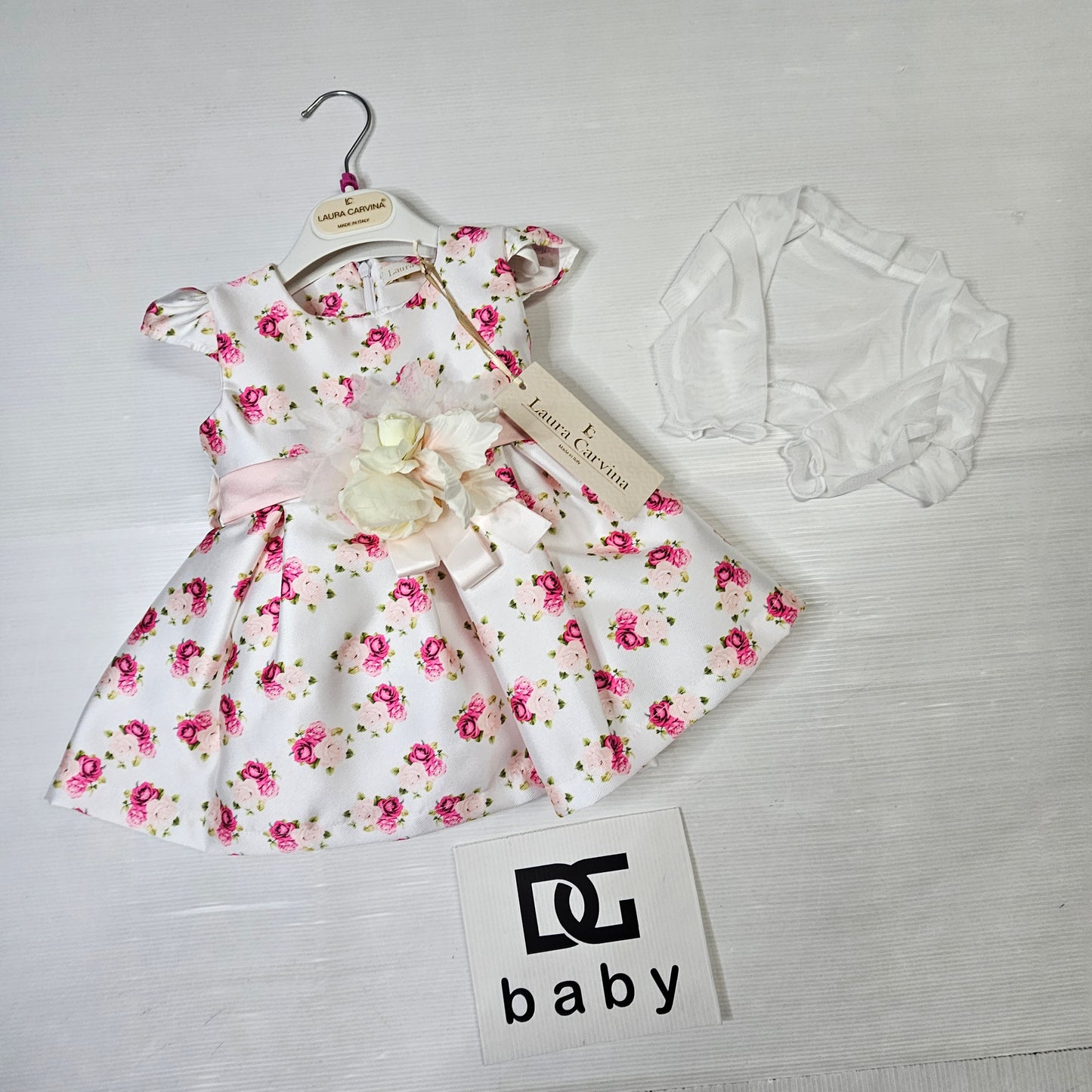 🌸 Abito Cerimonia Bimba Laura Carviana Art. LC1014