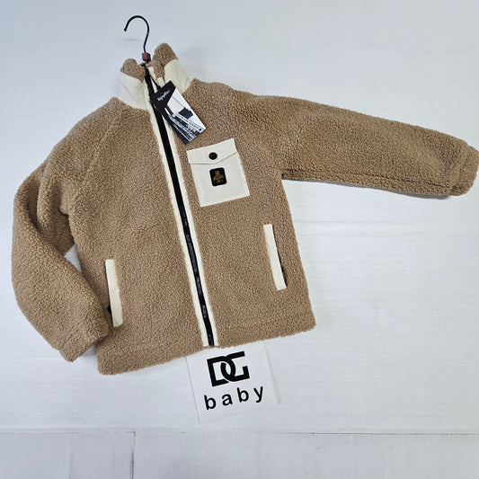 REFRIGWEAR RW762 – Giacca Teddy Beige con Dettagli a Contrasto 🧸✨