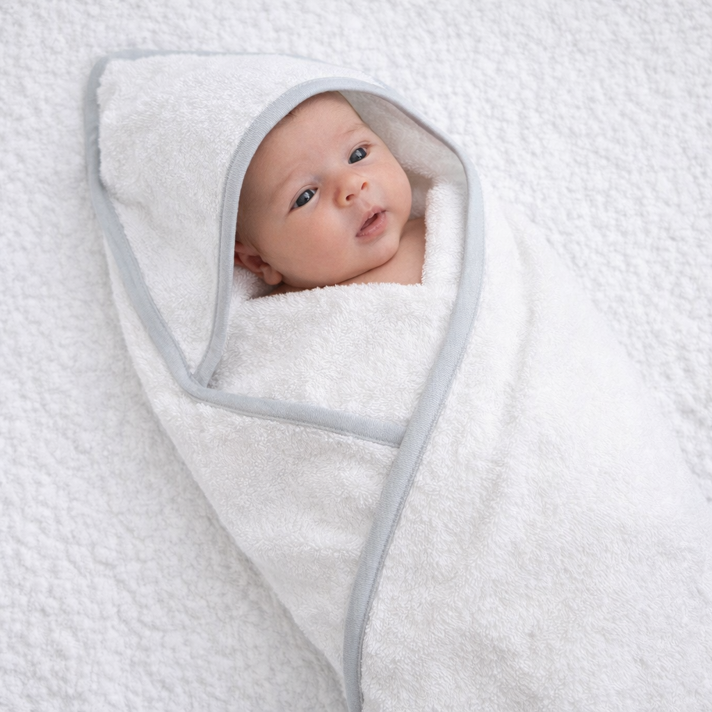 🍼 Accappatoio triangolo neonato TENERI BEBÈ 🧸 456