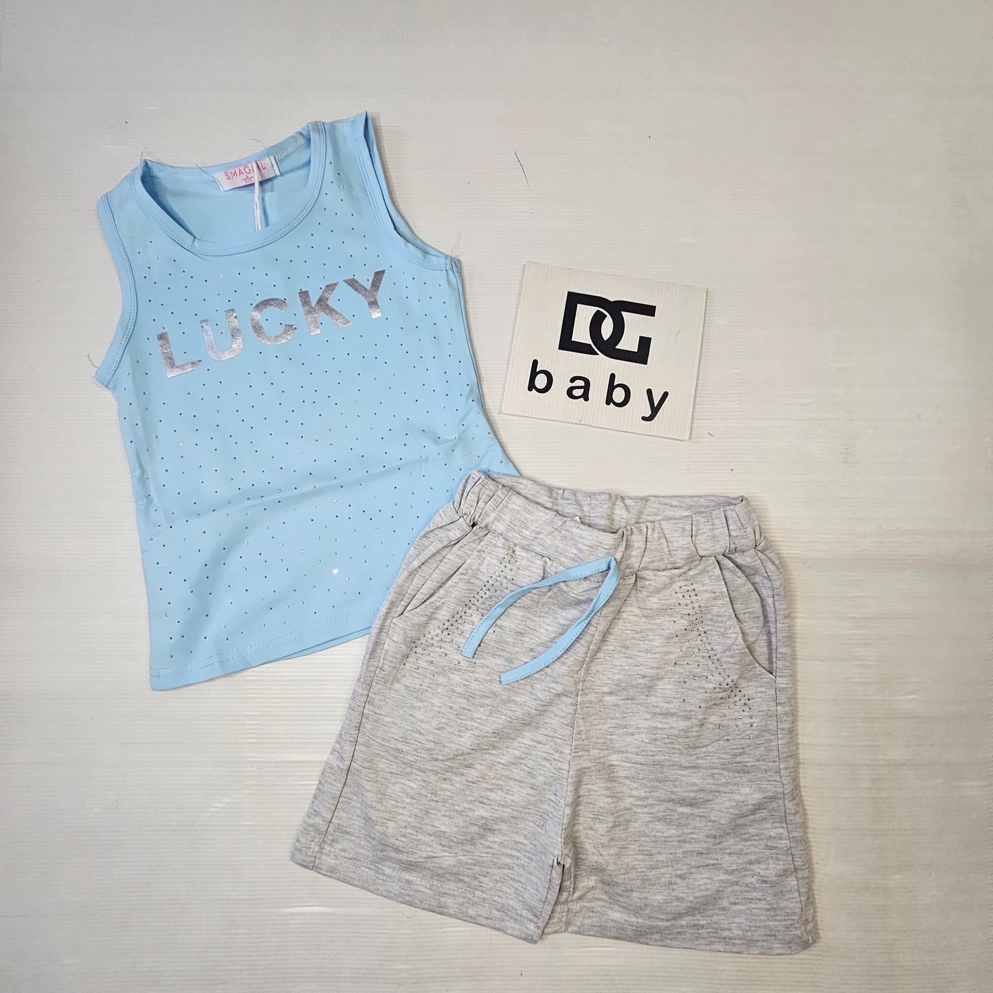 Completo Bambina Lucky con Strass