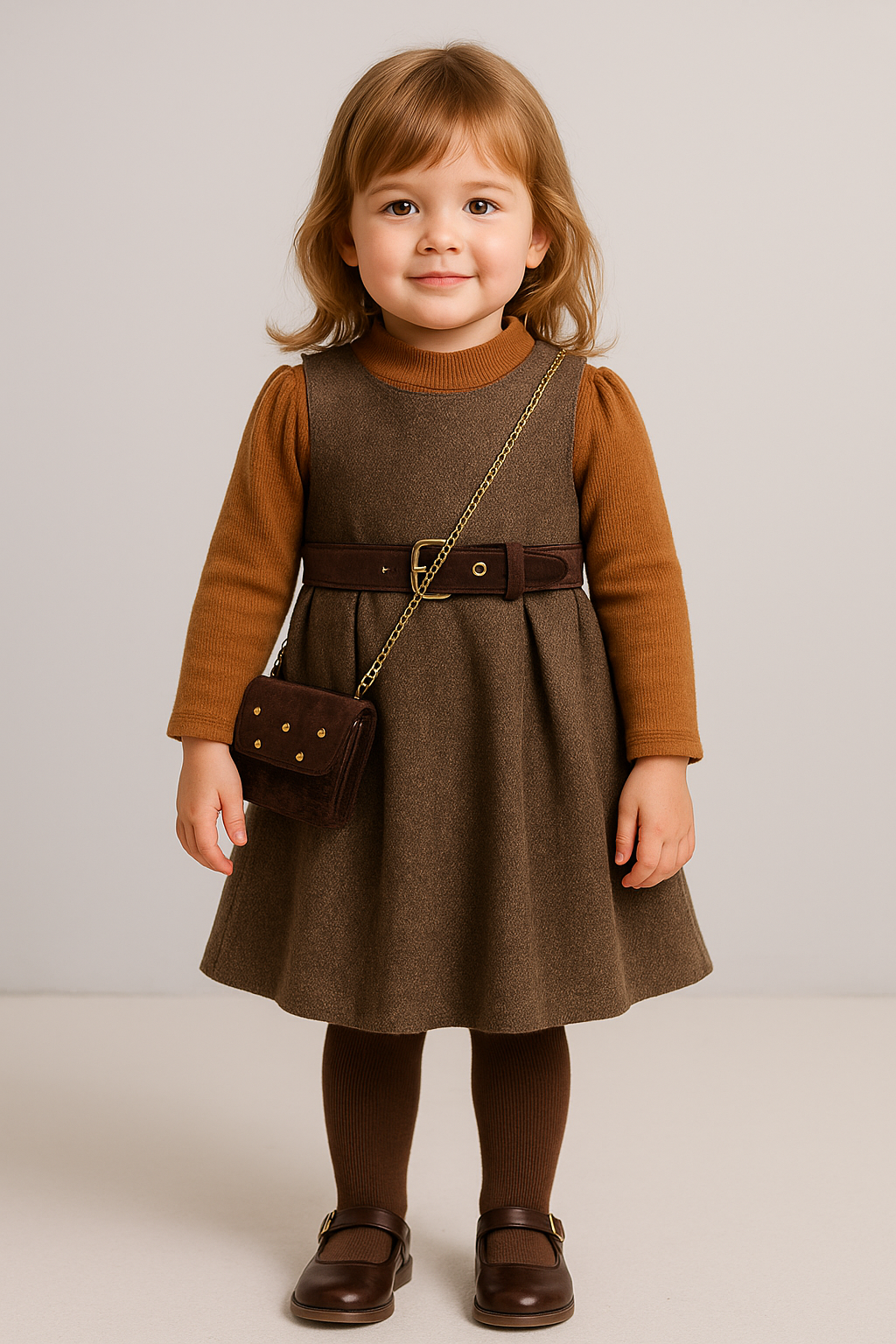 Abito Ciao Bimba 725  con borsetta