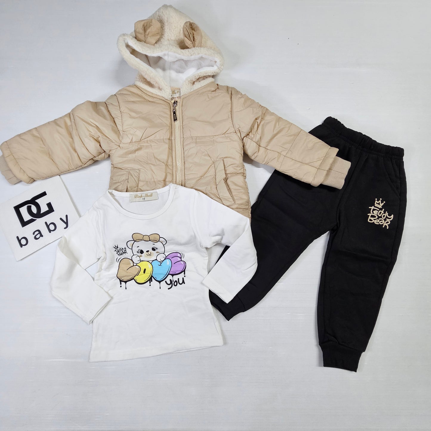 Completo Teddy Bear 3 pezzi