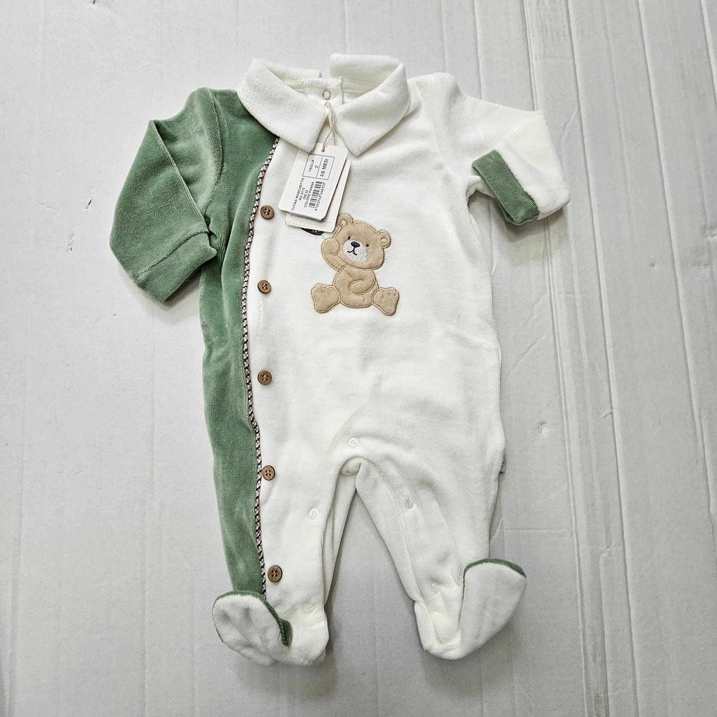 tutina neonato 2110/22 ciniglia