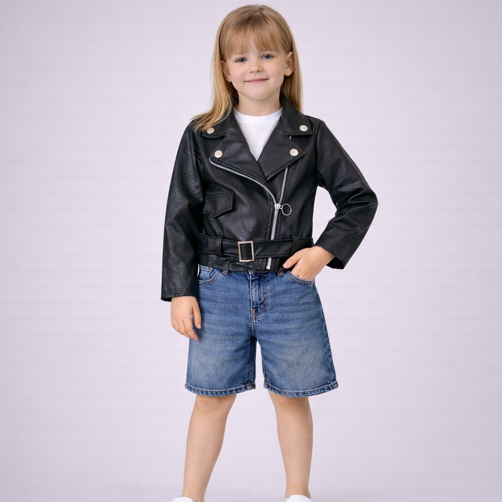 🖤 Chiodo Bambina Spring Rock