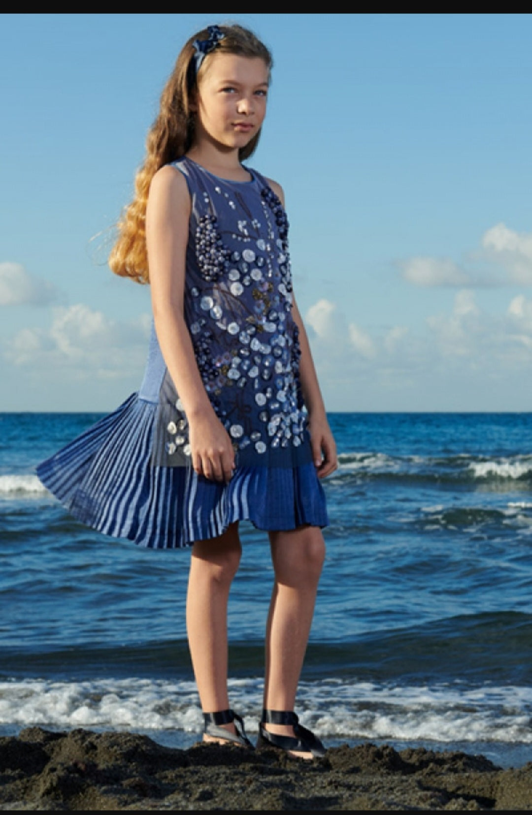 vestitino ragazza G1276 STEFANO CAVALLIERI