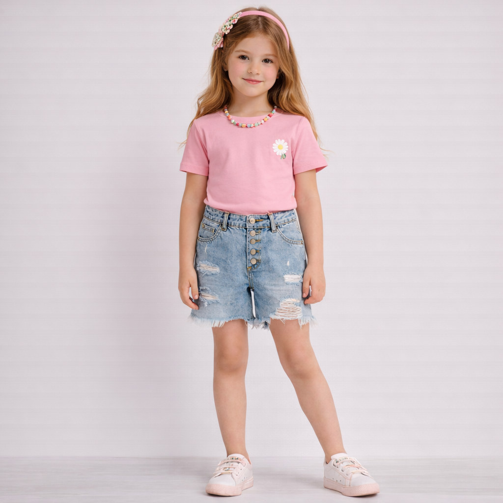 👖 Shorts Jeans Bambina Urban Star
