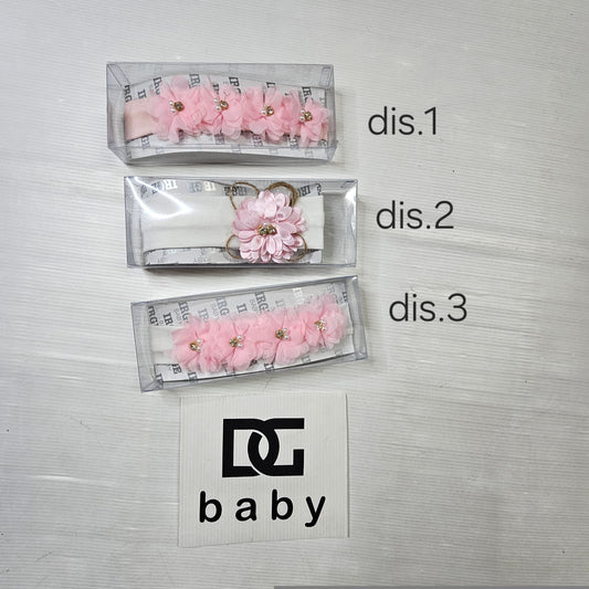 Fascetta elastica romantica per neonata 💖🎀