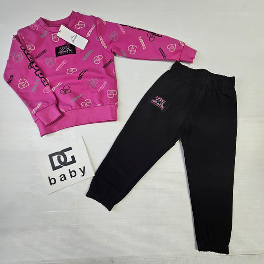 tuta KAPPA  SCRITTE CUORI