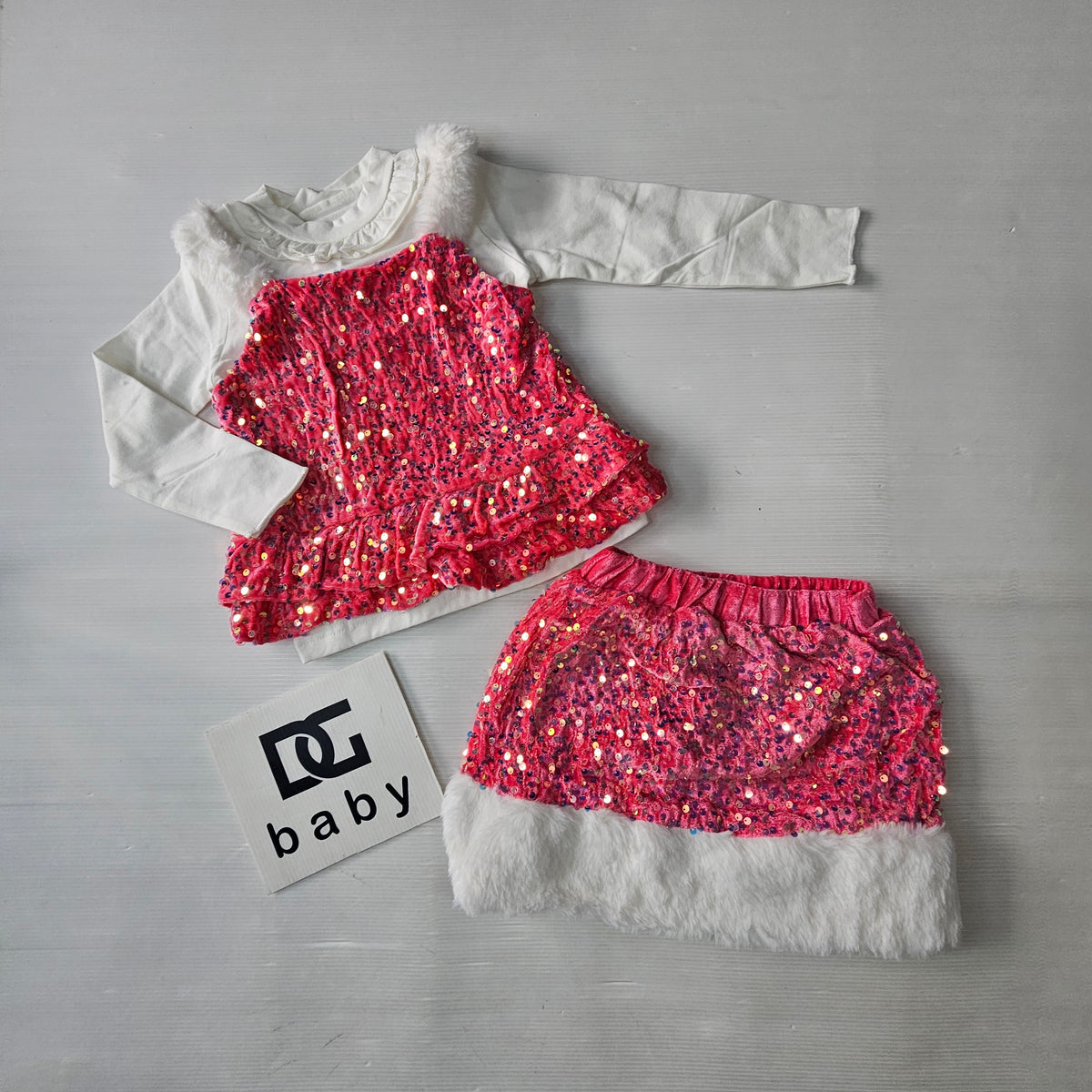 Completo Bambina Lollitop Pink Sparkle 3 Pezzi