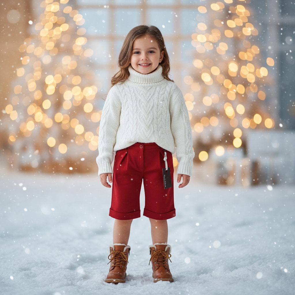 ❤️ Pantaloncino Bimba “Rubino Chic” – Manila Grace