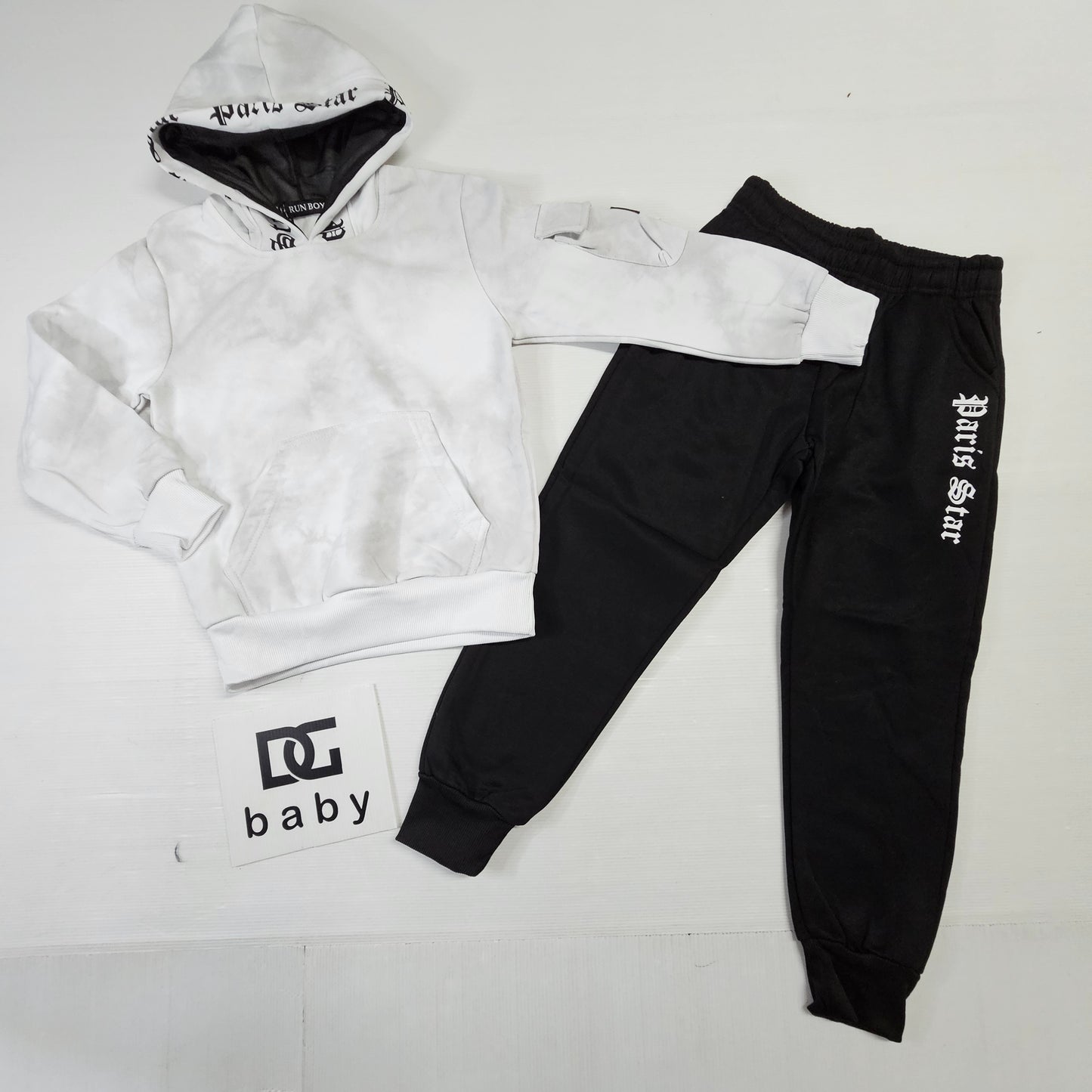 🔥 Paris Star Hoodie Set – Ragazzo