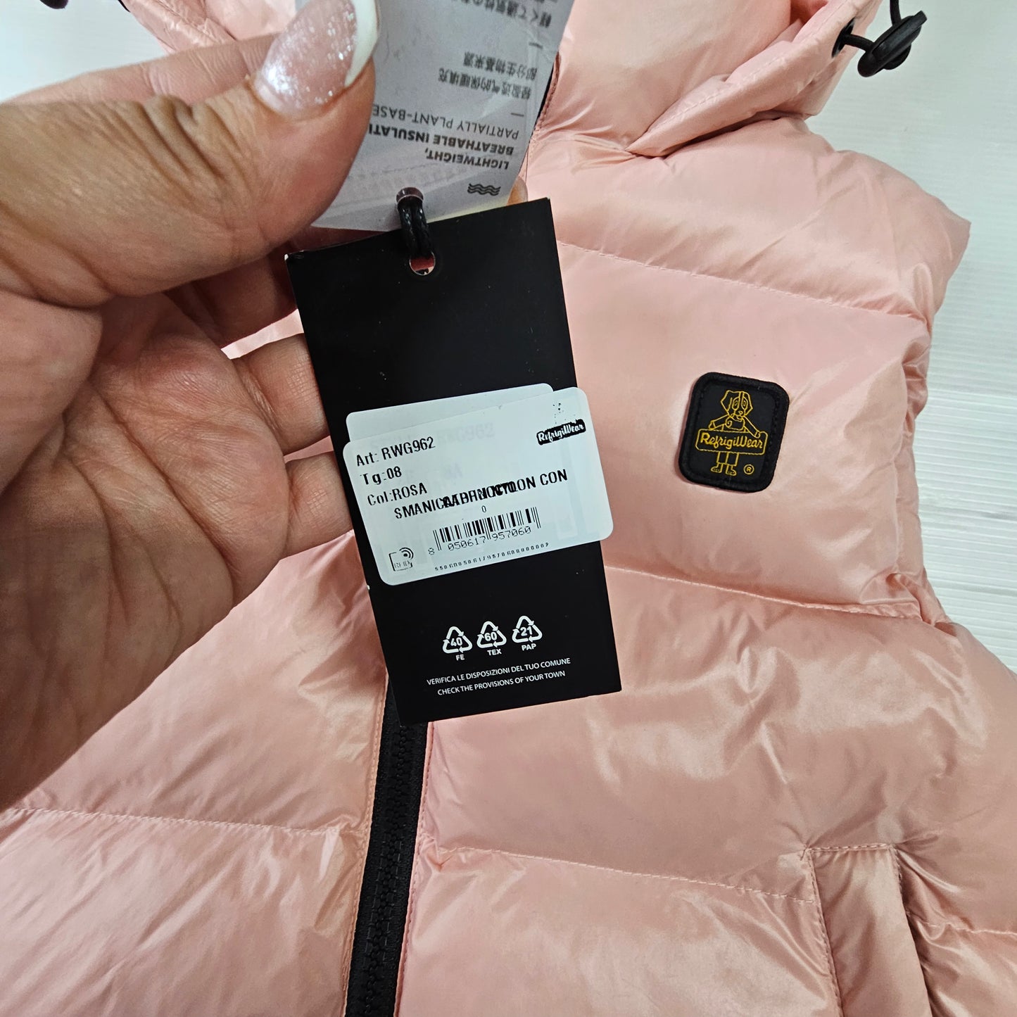 💗 REFRIGIWEAR – Gilet imbottito “Soft Rose