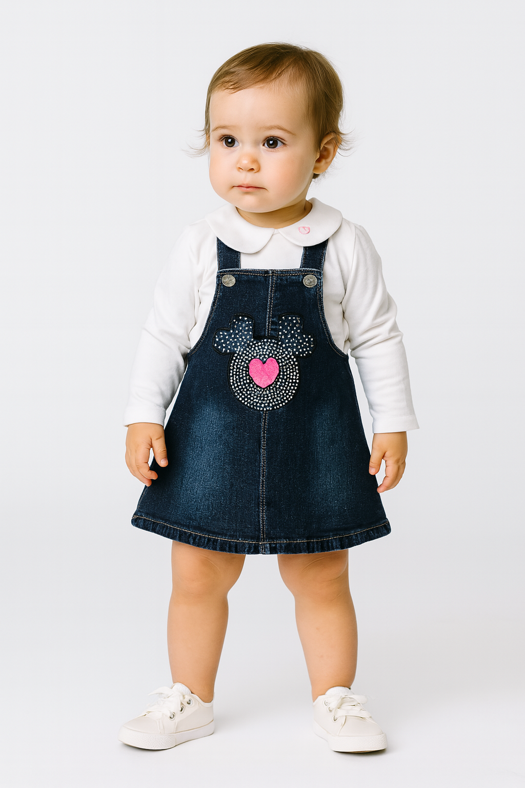 salopette neonata CUORE LOVE