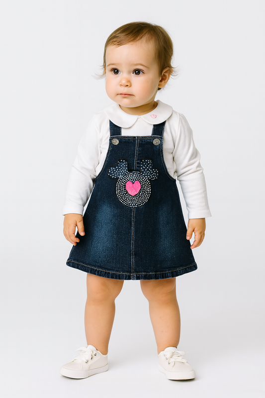 salopette neonata CUORE LOVE