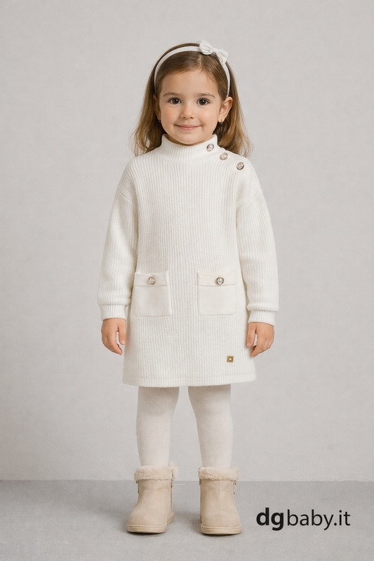 👗 Abito in maglia con perle Manila Grace