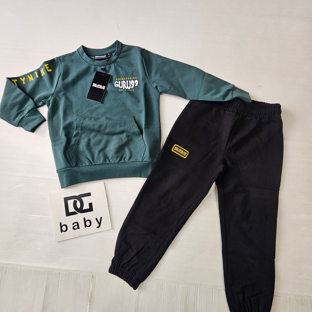 Tuta Bambino felpata Guru 99 Urban 2 Pezzi