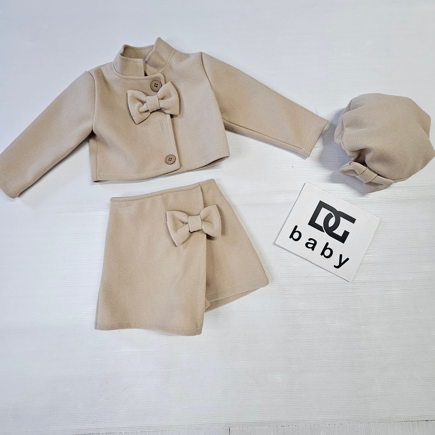 Completo “Dolce Fiocco” giacca + shorts + basco