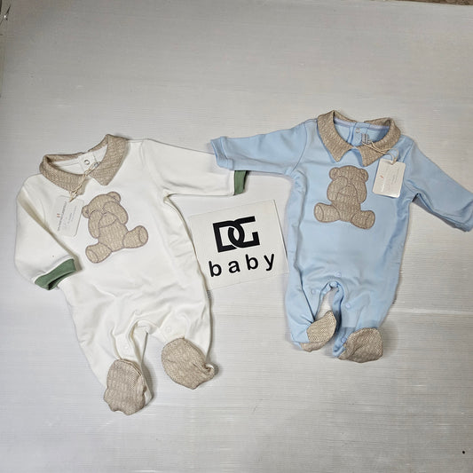 🧸 Tutina Neonato Maschietto in Caldo Cotone NG 2112/56 🧸