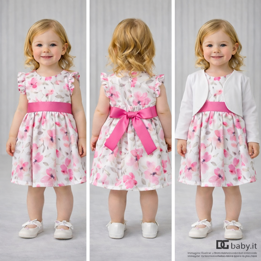 Abito “Peonia Chic”  P1048N🌸