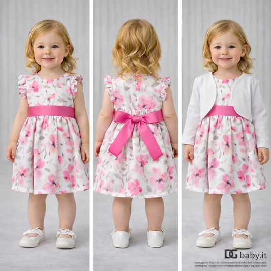 Abito “Peonia Chic”  P1048N🌸