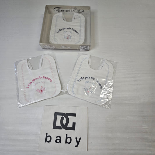 🧸👶 Bavetta Neonato “Il Mio Piccolo Tesoro” – Art. 240