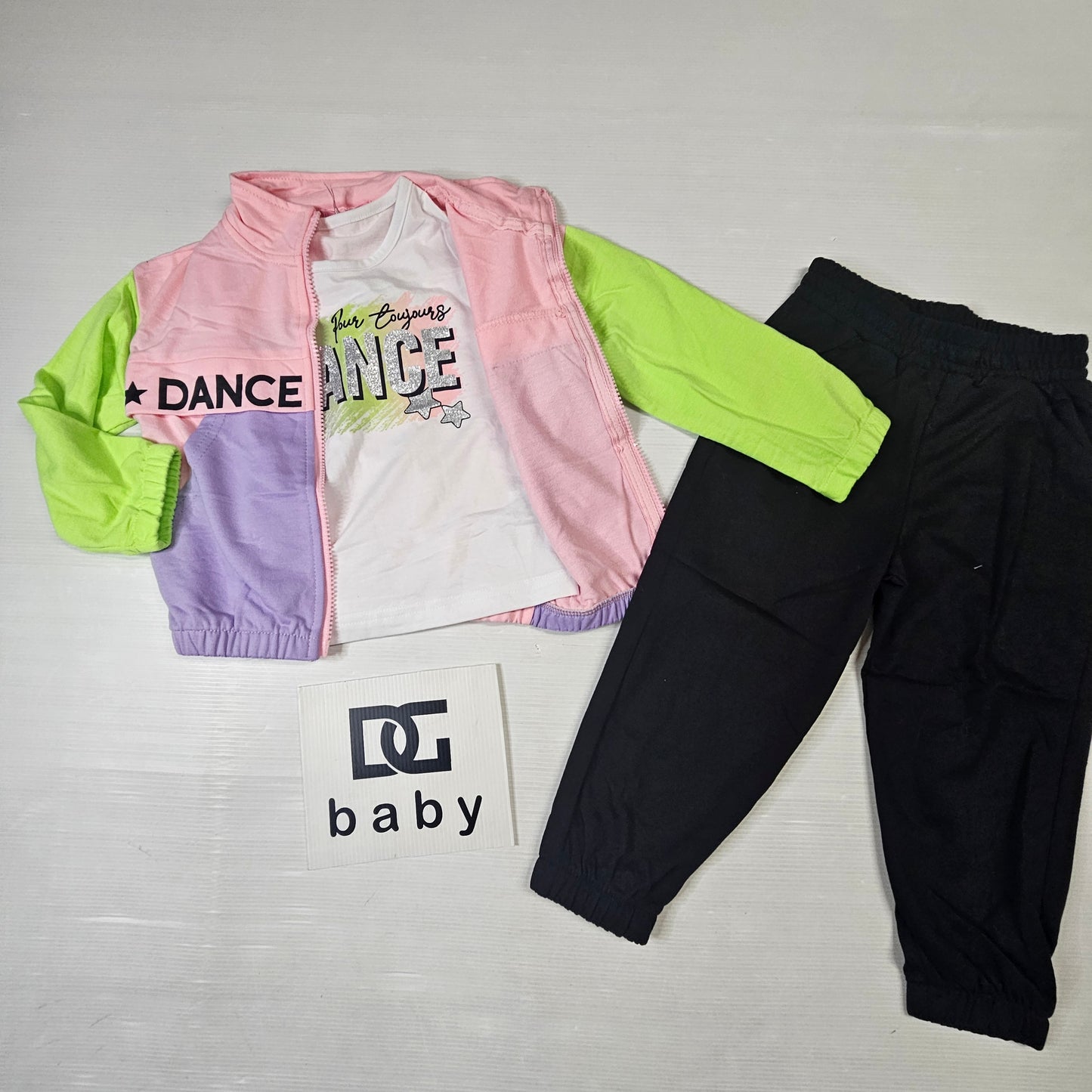 Completo 3 Pezzi Bambina “Dance Vibes” 💜💃