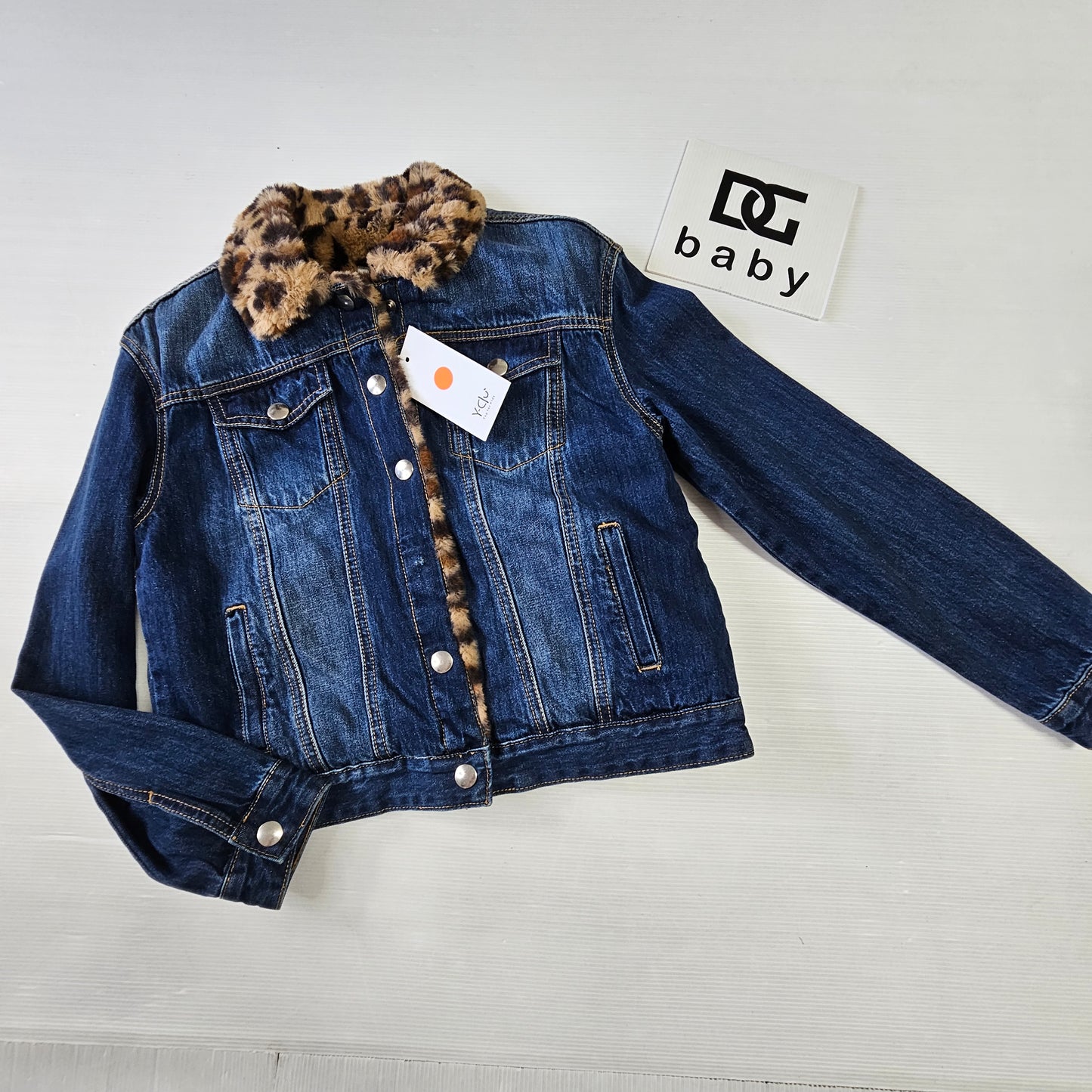 giubbino jeans Y16011 Y-CLU