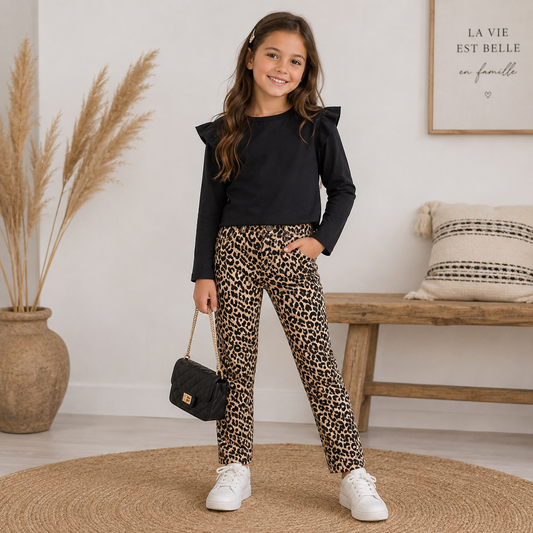 Pantalone Bambina Wild Leo